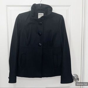 Old Navy Wool Black Pea Coats size Small